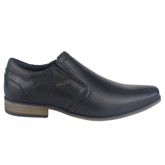 Zapato Ferracini Hombre 6072 Derby Negro Matte Casual