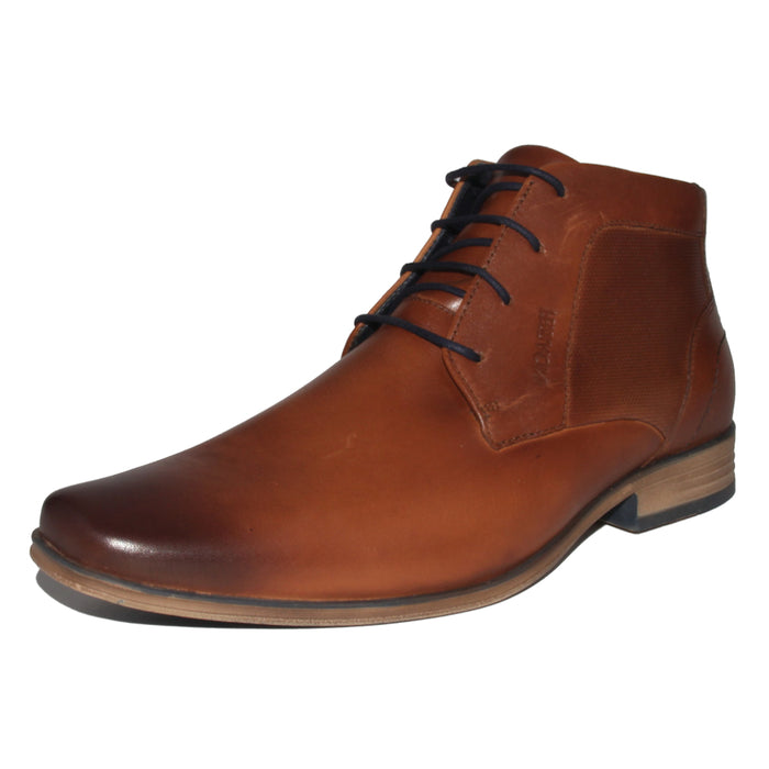 Botin Ferracini Hombre Derby 6068 Café Casual