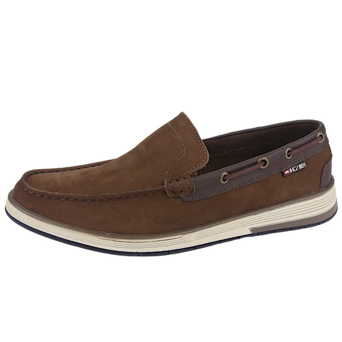 Mocasin Ferracini Hombre Ultra Summer 6985-657 Cafe Casual