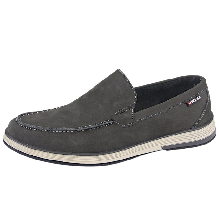 Mocasin Ferracini Hombre Ultra 6987 Gris Oscuro Casual