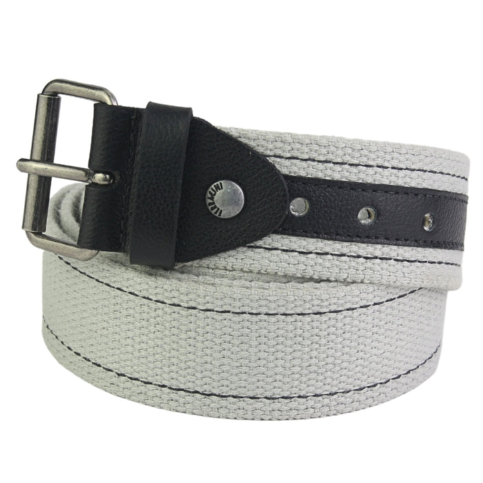 Cinturones Ferracini Hombre Cinto FC585 Blanco Casual