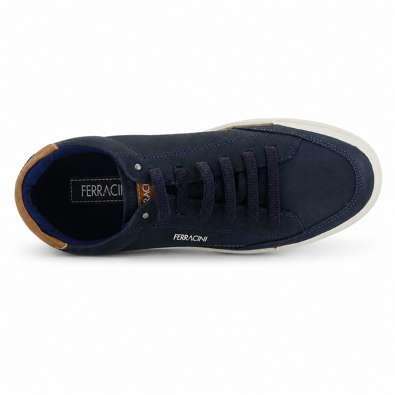 Zapatilla Ferracini Hombre 1056 Star Azul Marino Casual