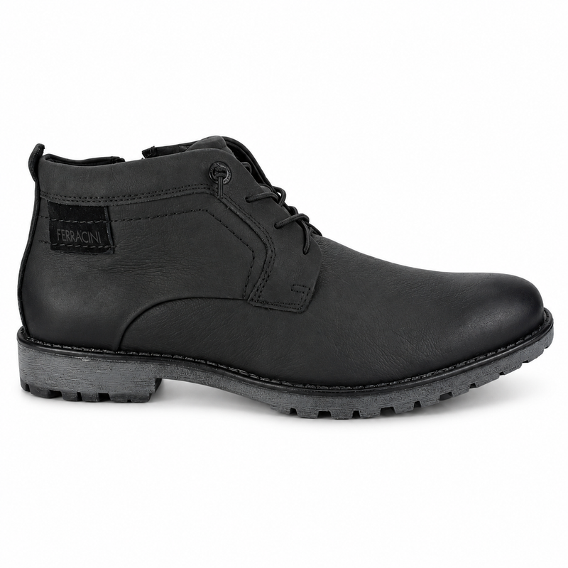 Botin Ferracini Hombre 9949 Cross Negro Casual