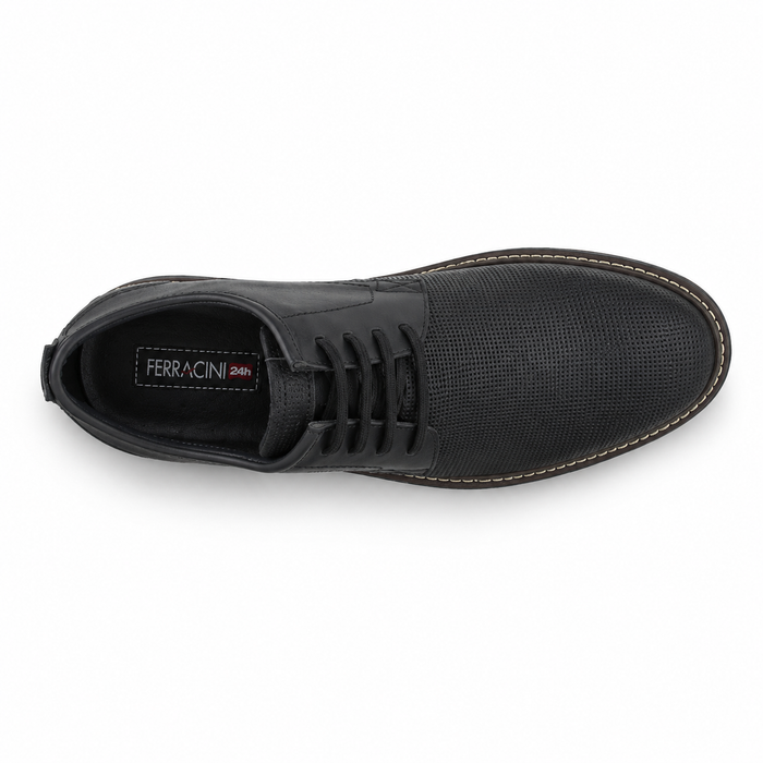 Zapato Negro Hombre Casual Ferracini 3302