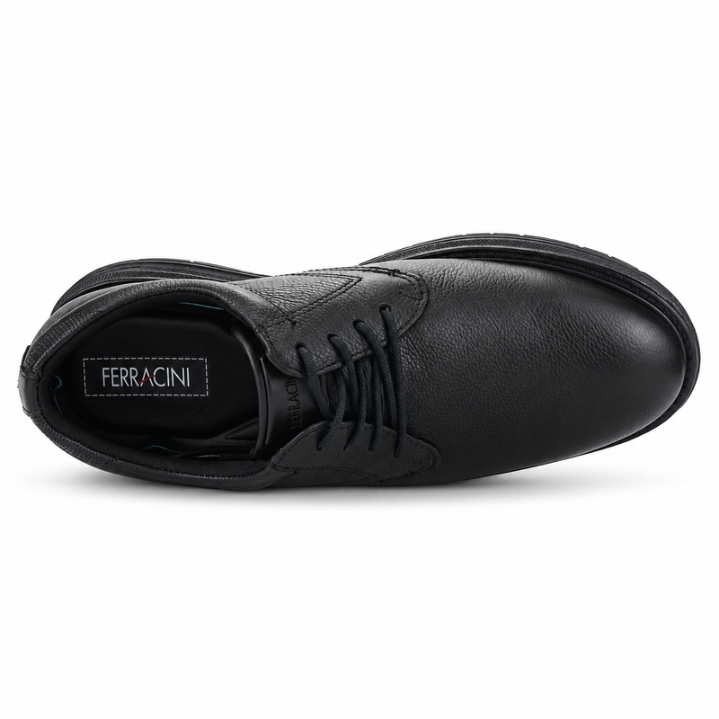 Zapato Negro Hombre Casual Ferracini Austin 5168