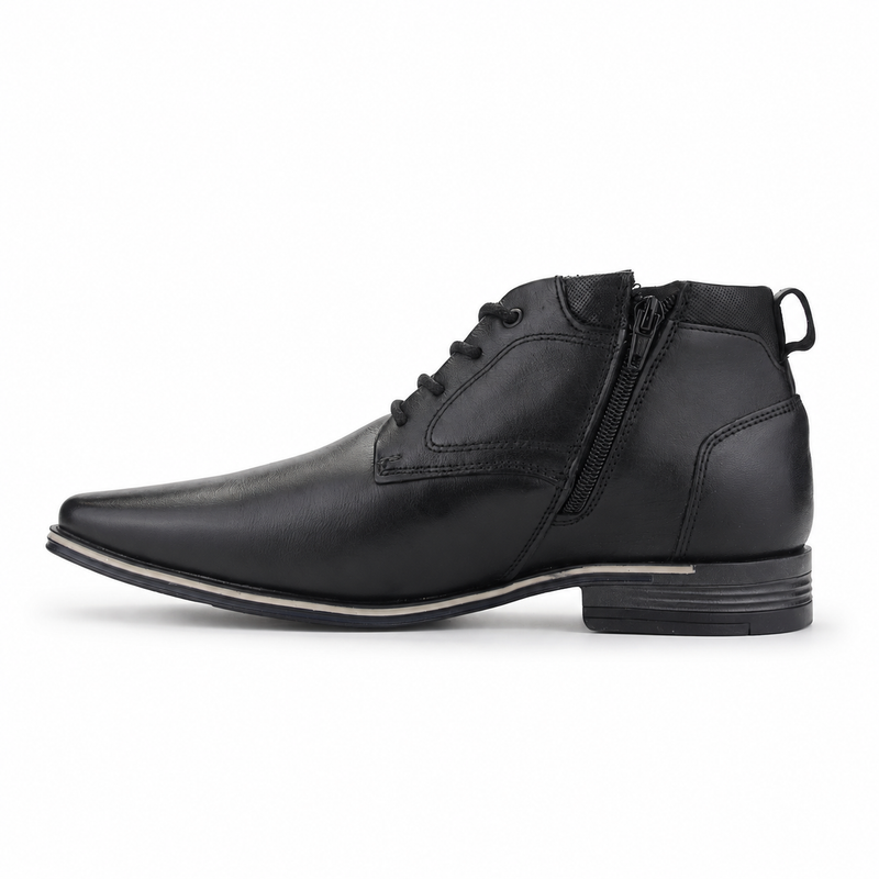 Botín Negro Hombre Casual Ferracini Munique 3363