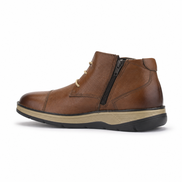 Botin Ferracini Hombre 5542 Fluence Café Oscuro Casual