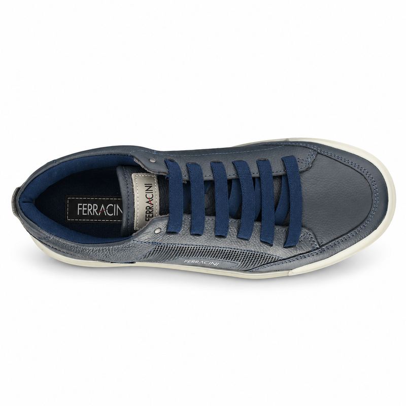 Zapatilla de Hombre Azul Marino Urbano Ferracini 1062 Star