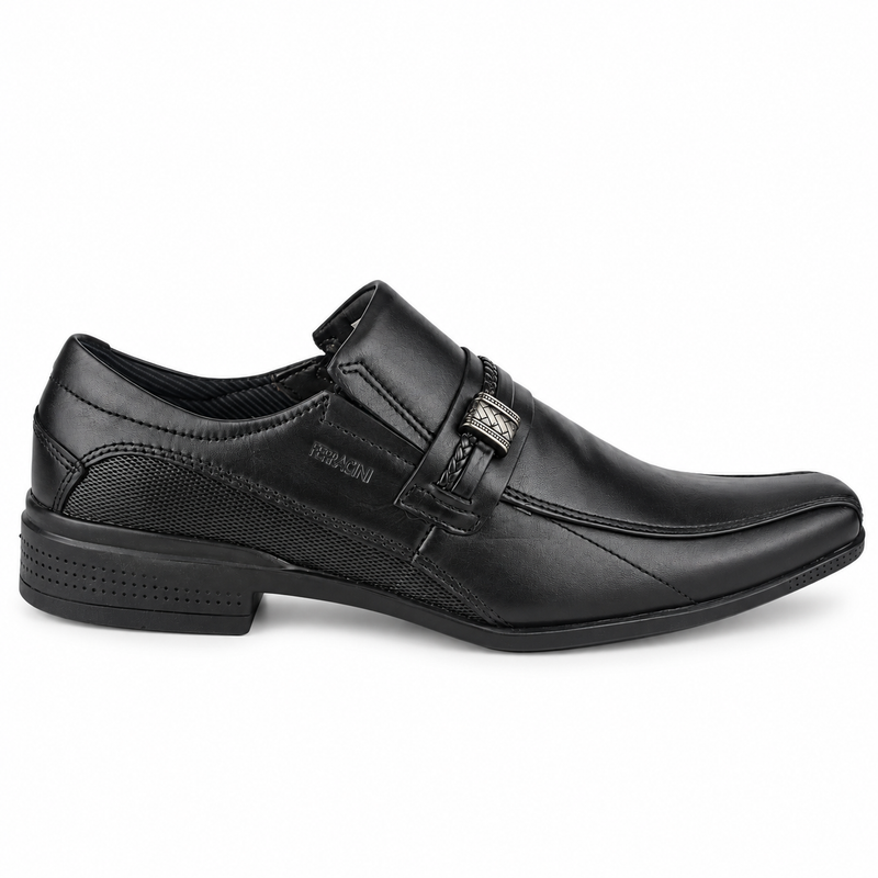 Zapato Ferracini Hombre 4383 Frankfurt Negro Matte Casual