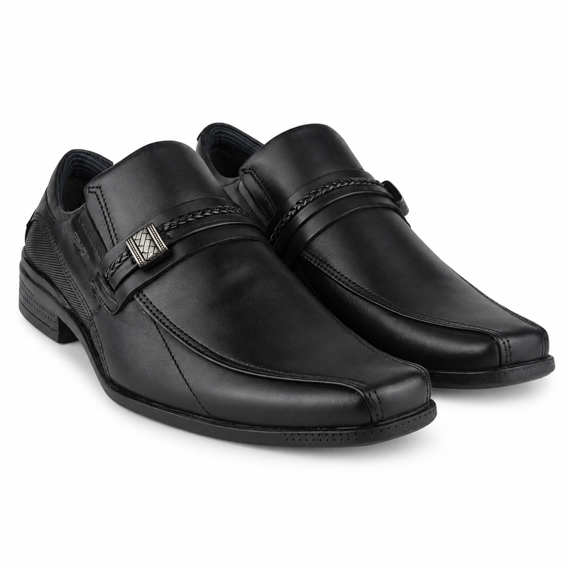 Zapato Ferracini Hombre 4383 Frankfurt Negro Matte Casual