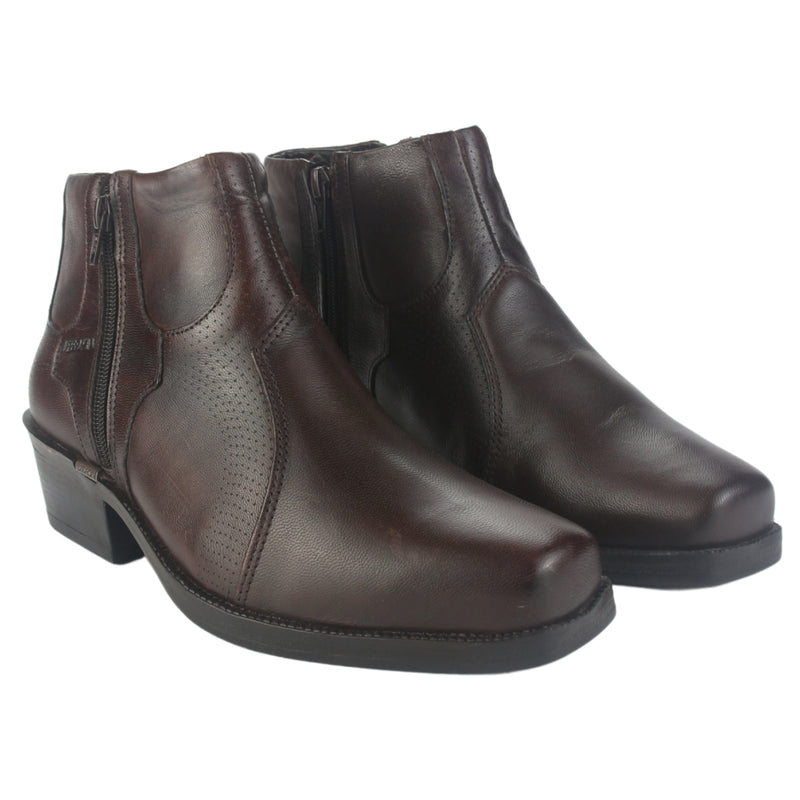 Botin Ferracini Hombre 9015 New Country Café Oscuro Casual