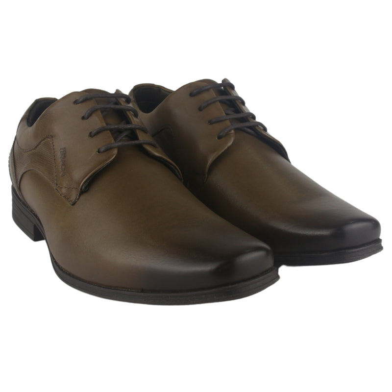 Zapato Ferracini Hombre 6067 Derby Café Oscuro Casual