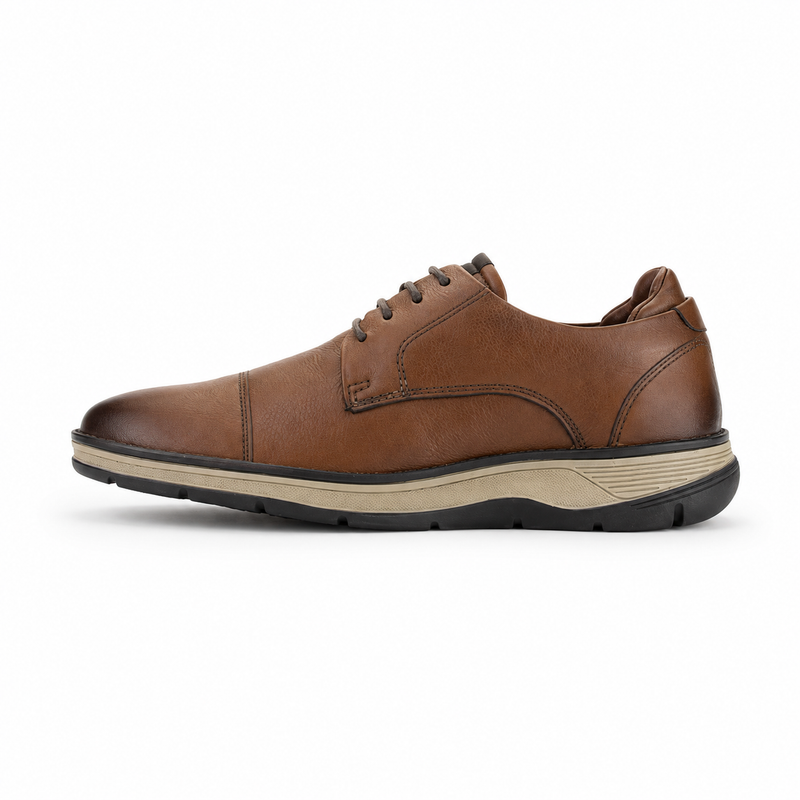 Zapato Ferracini Hombre 5541 Fluence Café Claro Casual