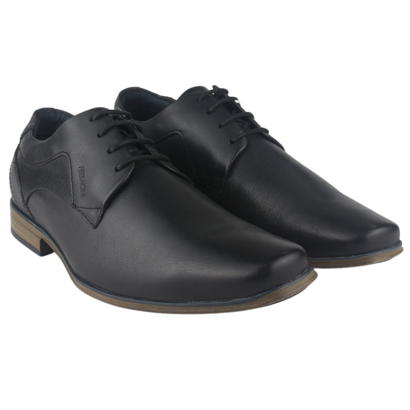Zapato Ferracini Hombre 6067 Derby Negro Matte Casual