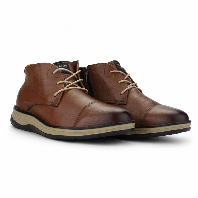Botin Ferracini Hombre 5542 Fluence Café Oscuro Casual