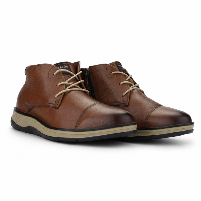 Botin Ferracini Hombre 5542 Fluence Café Oscuro Casual