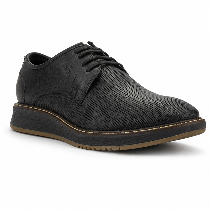 Zapato Negro Hombre Casual Ferracini 3302