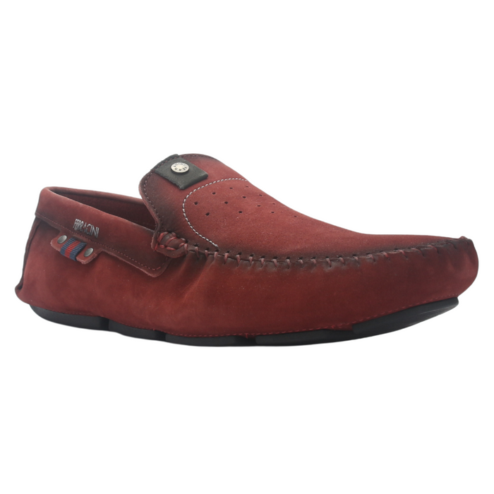 Mocasin Ferracini Hombre 2774 Mali Burdeo Casual