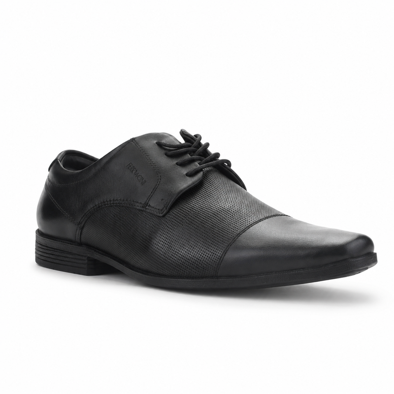 Zapato Negro Hombre Casual Ferracini 4083 Liverpool