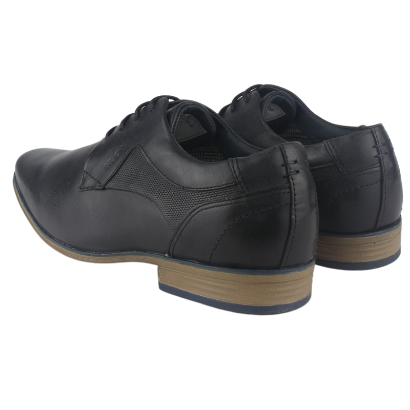 Zapato Ferracini Hombre 6067 Derby Negro Matte Casual