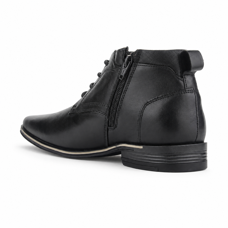 Botín Negro Hombre Casual Ferracini Munique 3363