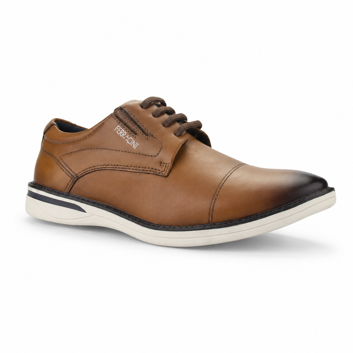 Zapato Café Hombre Casual Ferracini 3622