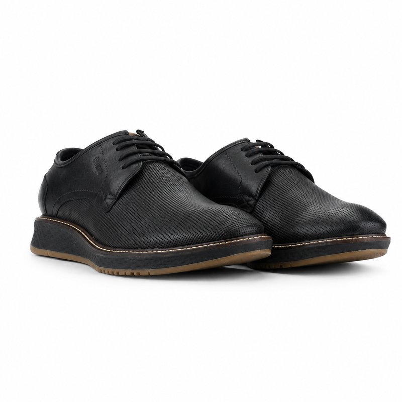 Zapato Negro Hombre Casual Ferracini 3302