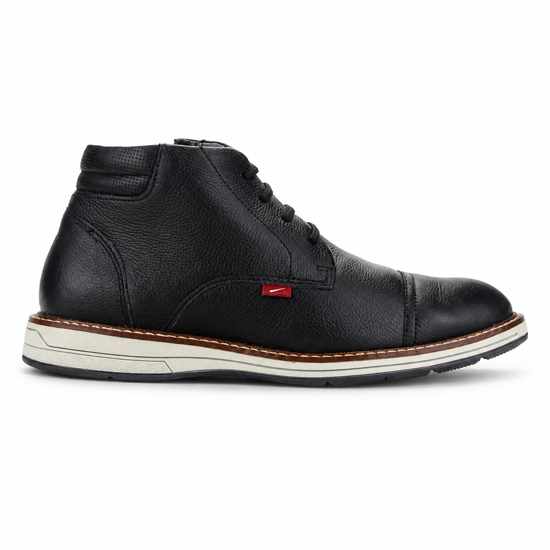 Botin Ferracini Hombre 6153 Kingston Negro Casual