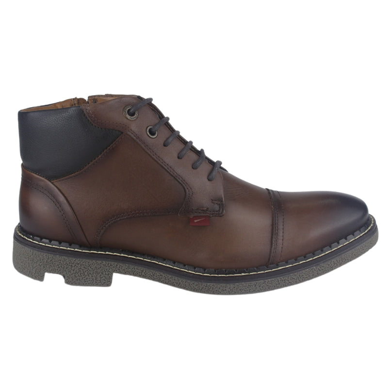 Botin Ferracini Hombre 9721 Almada Café Casual