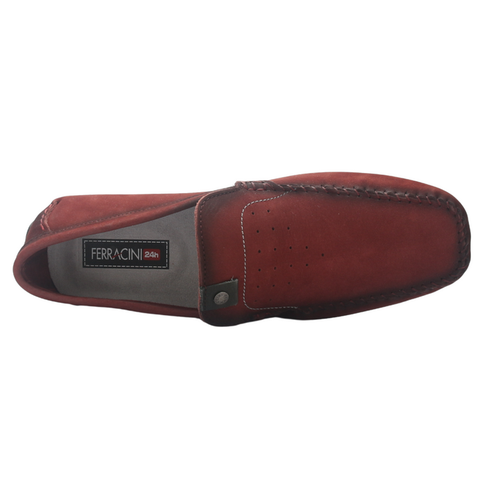 Mocasin Ferracini Hombre 2774 Mali Burdeo Casual