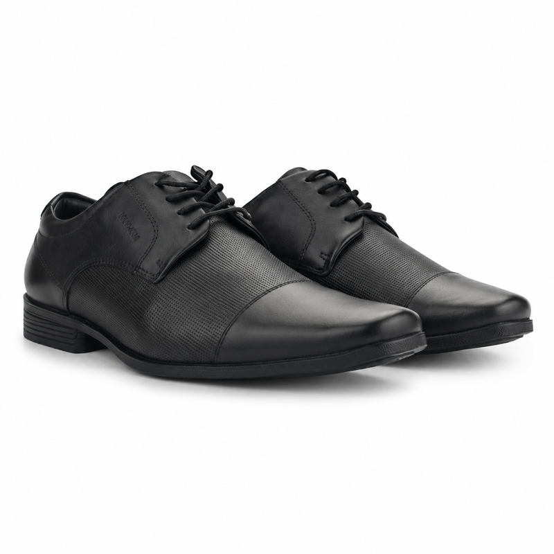 Zapato Negro Hombre Casual Ferracini 4083 Liverpool