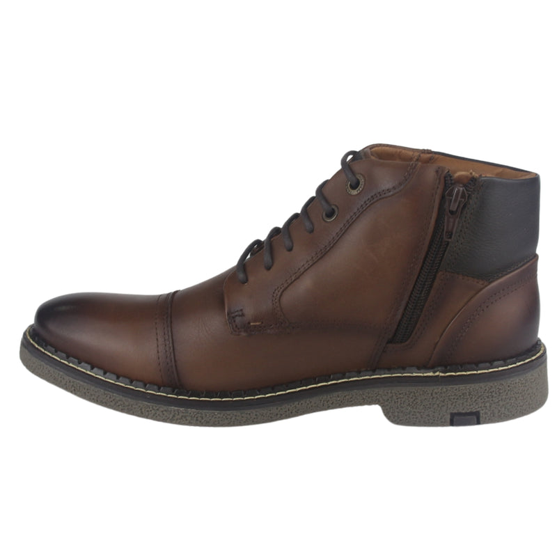 Botin Ferracini Hombre 9721 Almada Café Casual