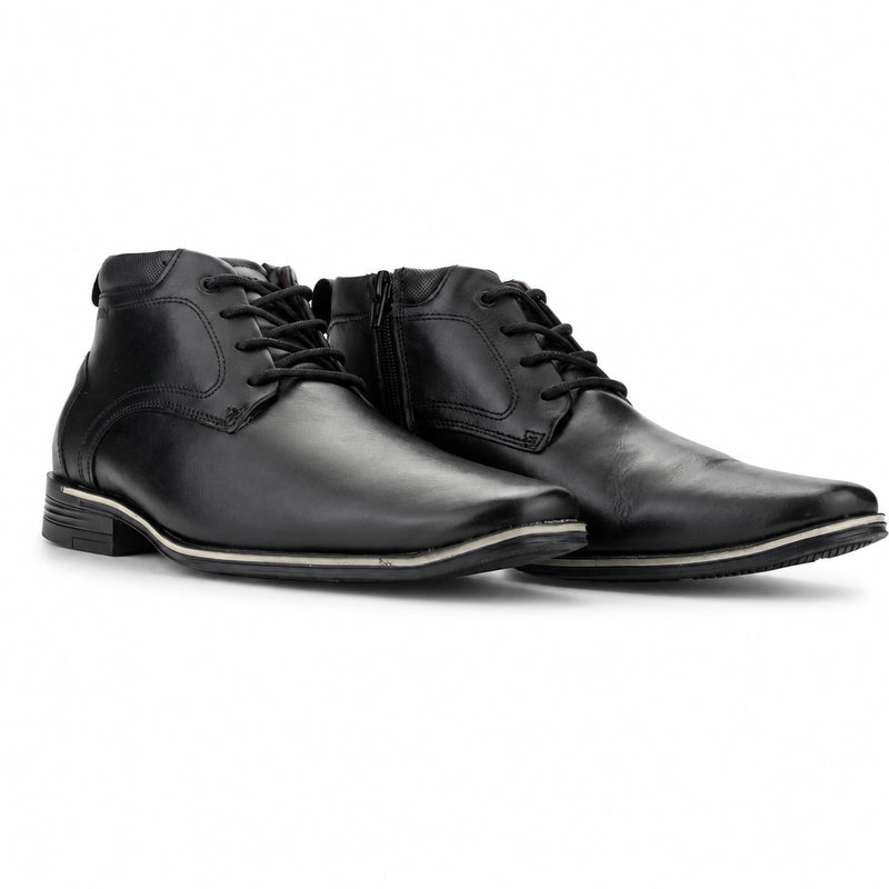 Botín Negro Hombre Casual Ferracini Munique 3363