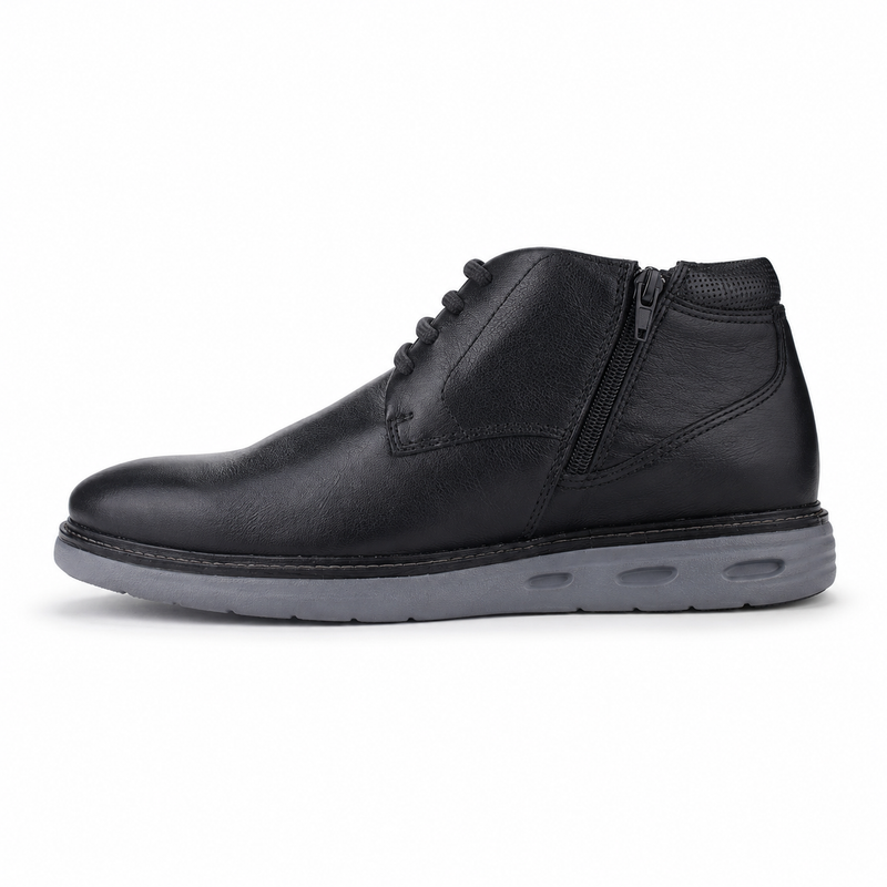 Botin Ferracini Hombre 4567 Full Negro Casual