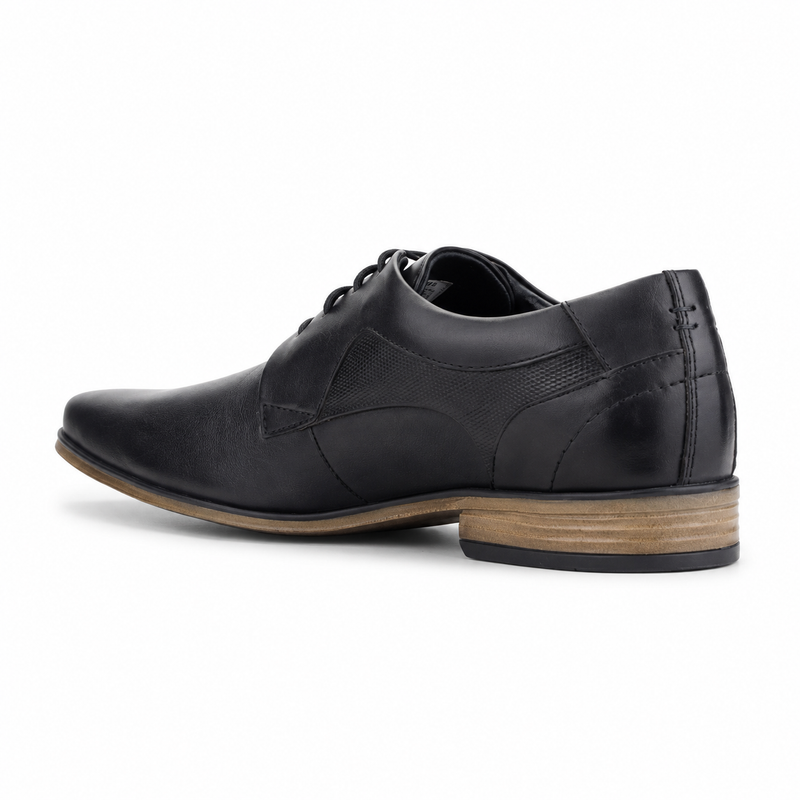 Zapato Ferracini Hombre 6067 Derby Negro Matte Casual
