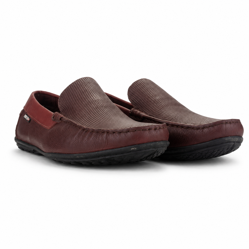 Mocasin Burdeo Hombre Casual Ferracini 2937