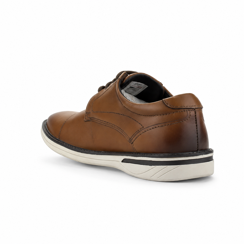 Zapato Café Hombre Casual Ferracini 3622