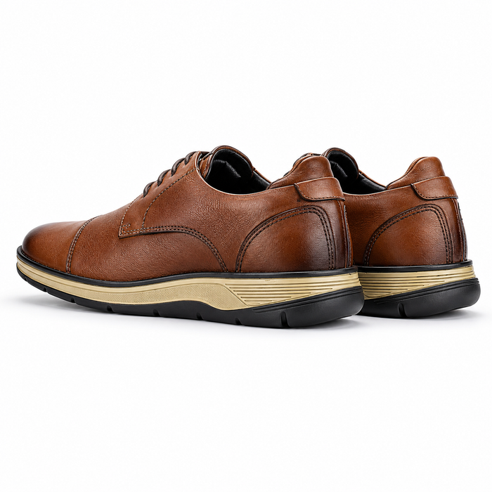 Zapato Ferracini Hombre 5541 Fluence Café Claro Casual