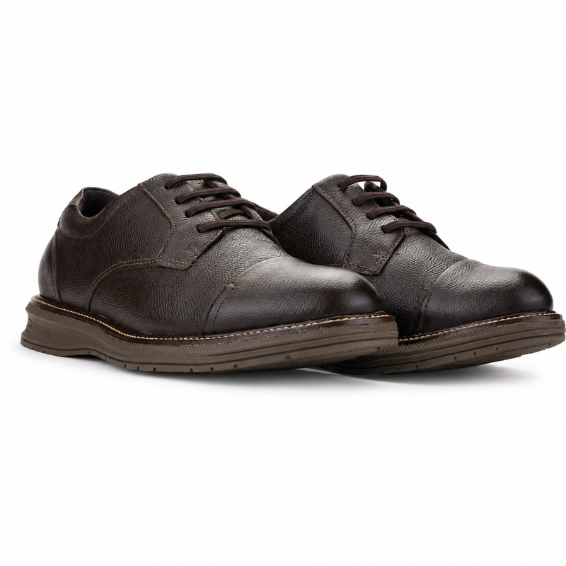 Zapato Café Oscuro Hombre Casual Ferracini Austin 5166
