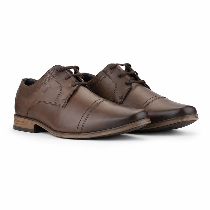 Zapato Café Hombre Casual Ferracini 5047
