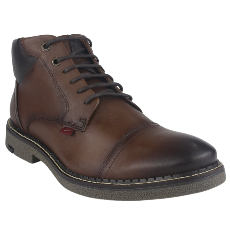 Botin Ferracini Hombre 9721 Almada Café Casual