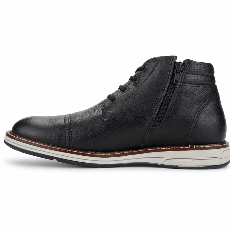 Botin Ferracini Hombre 6153 Kingston Negro Casual