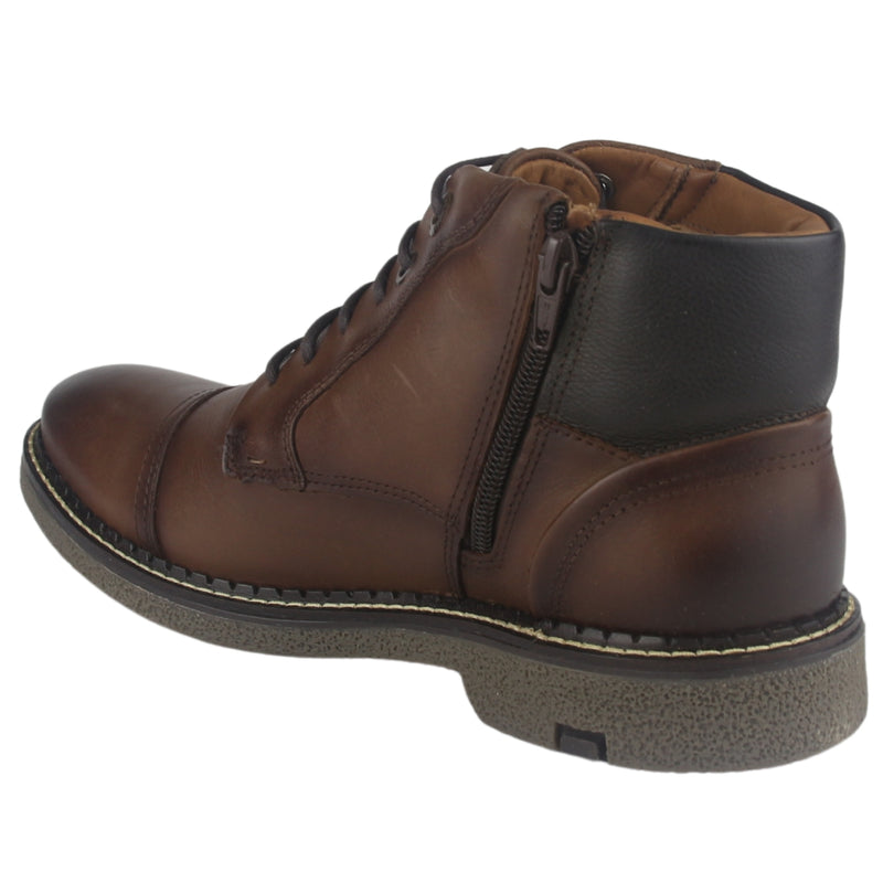 Botin Ferracini Hombre 9721 Almada Café Casual