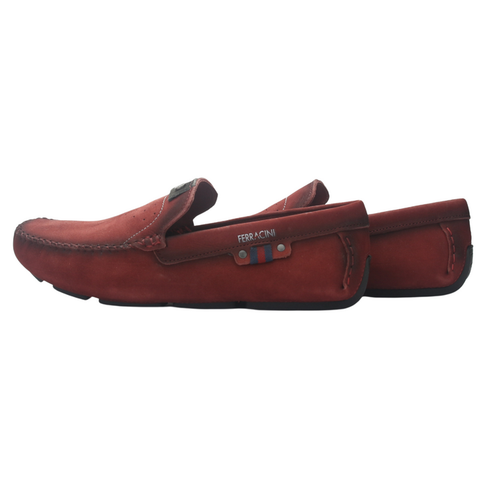 Mocasin Ferracini Hombre 2774 Mali Burdeo Casual