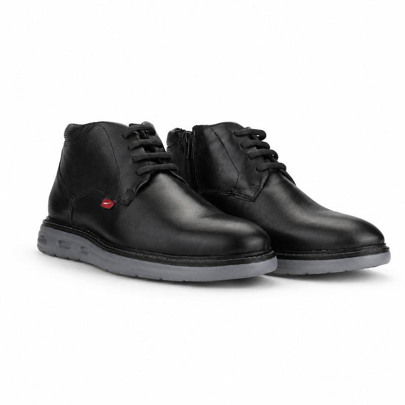 Botin Ferracini Hombre 4567 Full Negro Casual