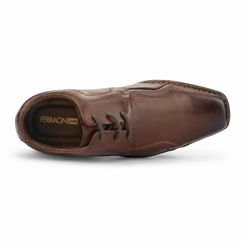 Zapato Café Hombre Casual Ferracini 4607