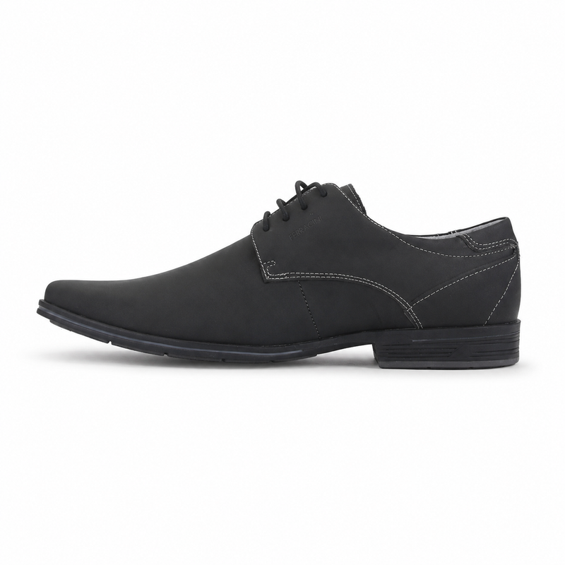 Zapato Negro Hombre Casual Ferracini 3044