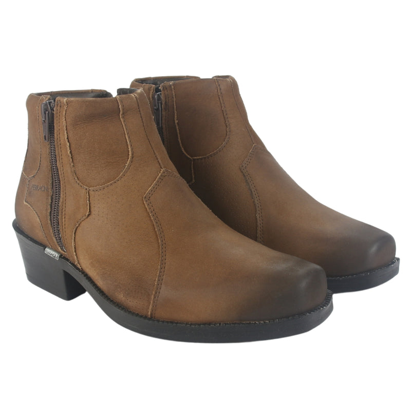 Botin Ferracini Hombre 9015 New Country Café Claro Casual