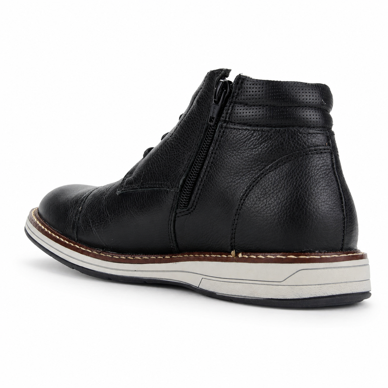 Botin Ferracini Hombre 6153 Kingston Negro Casual