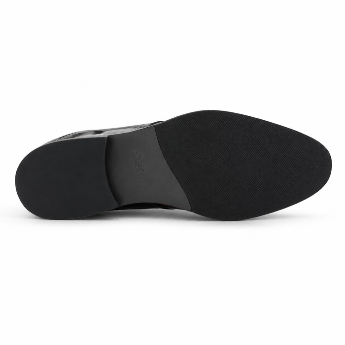 Zapato Ferracini Hombre 5659 Caravaggio Negro Charol Casual